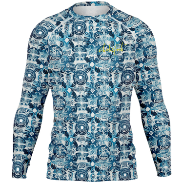 Chokefish™ Long Sleeve Rashguard Sun&Saltwater Men's Shirt-003